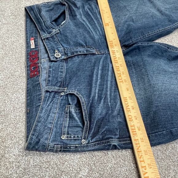 y2k vtg grunge festival boho streetwear Bongo Flare jeans sz 15 cowgirl rodeo - Picture 7 of 12